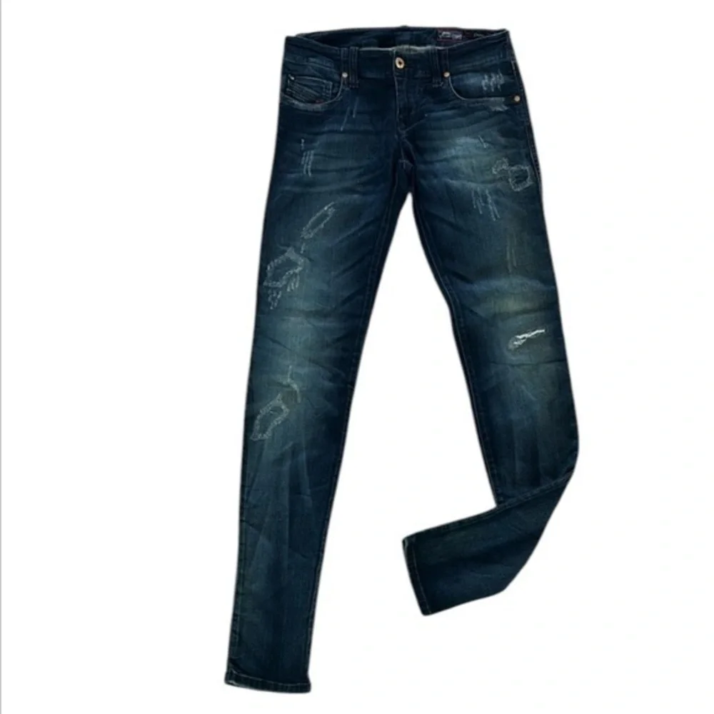 Diesel Grupee Blue Eyecons skinny fit jegging jeans size 25